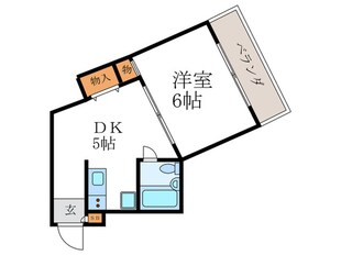 サンシャインロッキーの物件間取画像